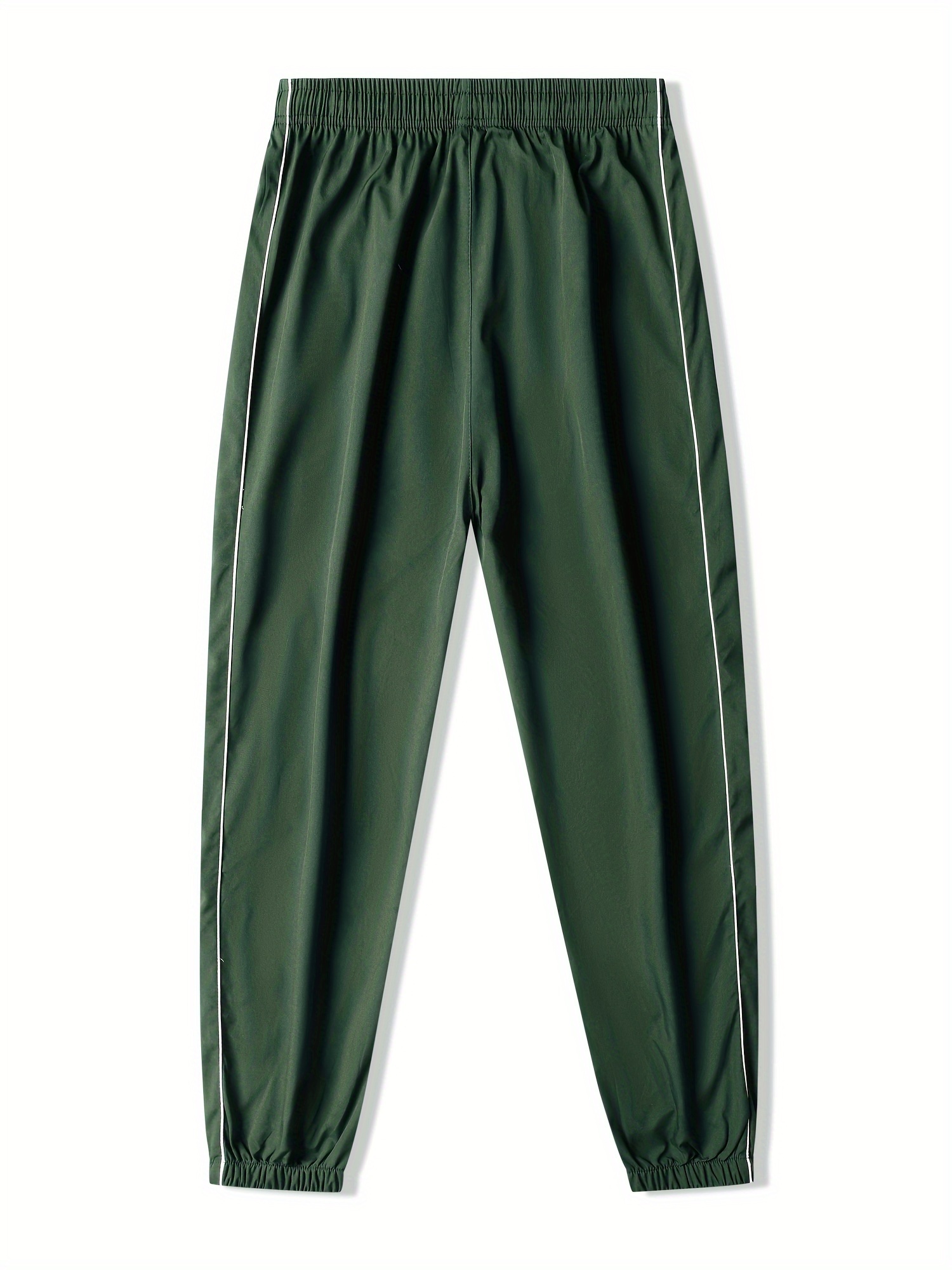 mens casual loose fit joggers chic sports pants for outdoor activities details 1