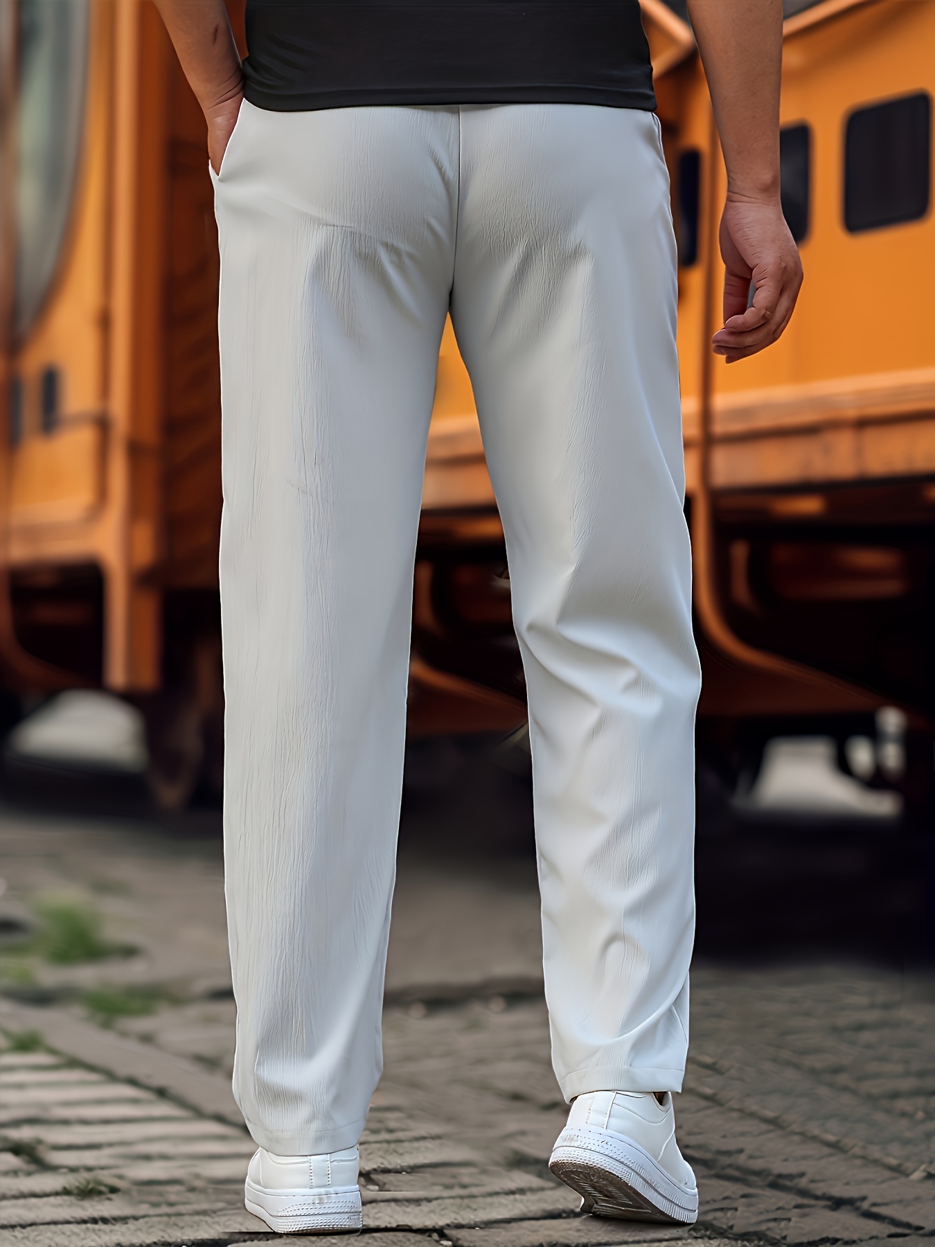 genuine casual pants classic work pants mens waist mens fashion trendy pants casual sweatpants fit polyester joggers paisley beach pants fit tapered pockets slim pants summer loose pants regular pants outdoor pants details 1