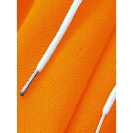 Men's Stripes Decor Sports Shorts With Drawstrings, Elastic Waist Quick-drying Shorts For Summer Daily Outdoor Basketball Sport