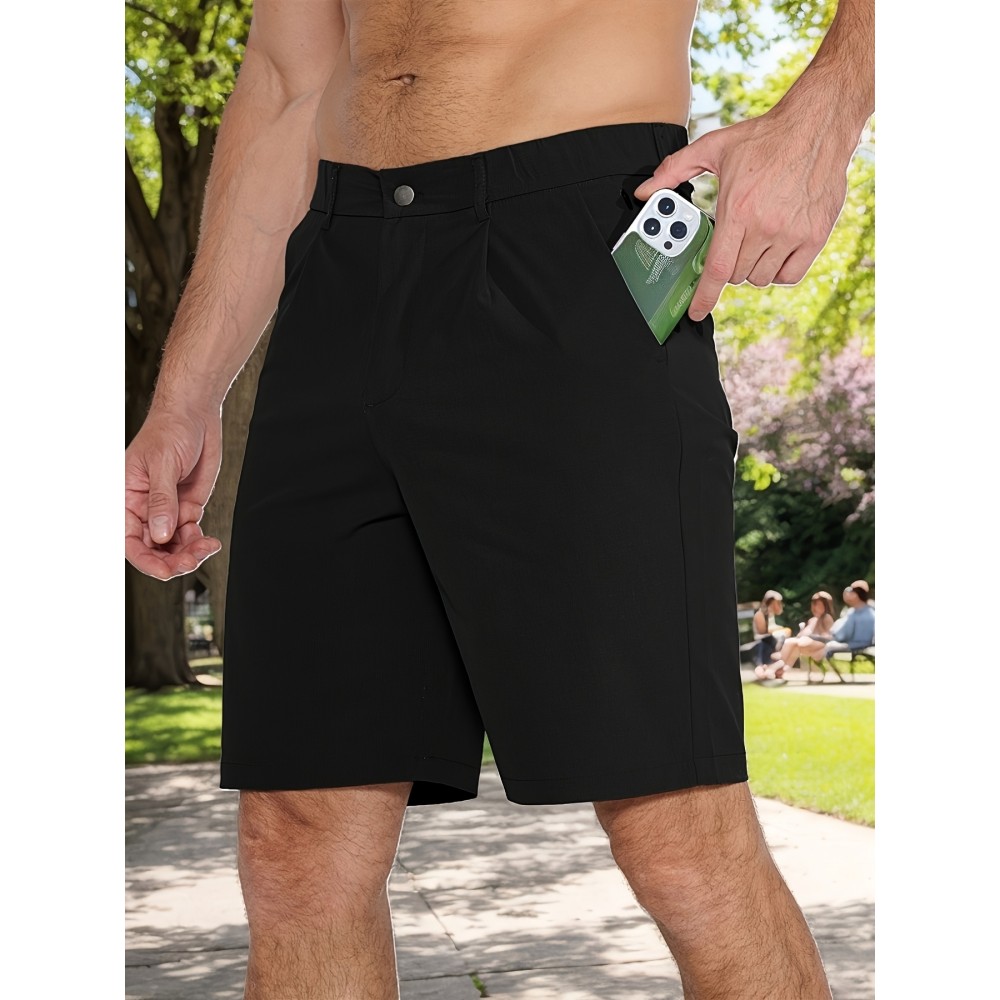Men's Lightweight Golf Shorts - Quick Drying, UPF 50+ Sun Protection, Comfortable Elastic, 5 Pockets, Regular Style, Suitable for Hiking, Work, Casual Wear - Very Suitable for Spring and Summer Men's Lightweight Golf Shorts - Quick Drying, UPF 50+ Sun Protection, Comfortable Elastic, 5 Pockets, Regular Style, Suitable for Hiking, Work, Casual Wear - Very Suitable for Spring and Summer